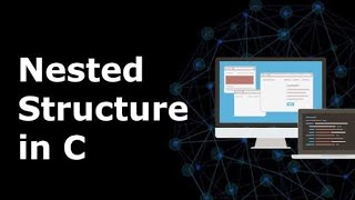 nested structures in C using pointers