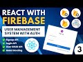 Setup Login & Signup Components in React | Secure User Management System | React with Firebase | #3