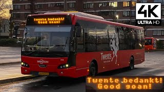 [4K] Good Goan! Keolis Syntus Twents Citea 3150 vertrekt uit Enschede!