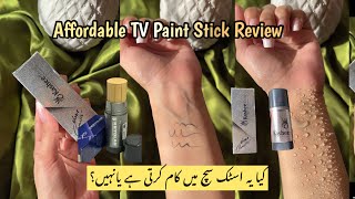 Affordable TV Paint Stick Foundation Review| Kryolan VS Kashee Pearl Stick|Kashe