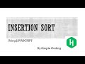 Hackerrank - Solved Insertion sort using Javascript