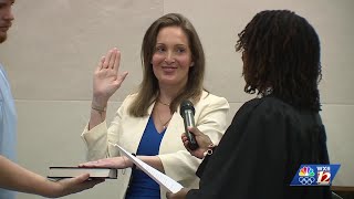 Cheryl Andrews McDonald sworn in as Forsyth County district court judge