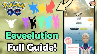 How To Evolve ALL Eevee Evolutions in Pokémon GO! | Eeveelution Guide (With & Without Name Trick)