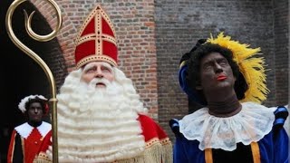 Parade penyambutan kedatangan Sinter Klaas di Almere