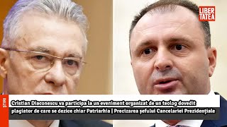 Cristian Diaconescu va participa la un eveniment organizat de un teolog dovedit...|Libertatea