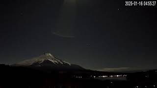 【2025/1/15】富士山中湖 夜景パノラマライブカメラ