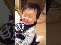 激しいベビーサイン 坊っちゃん 1歳1カ月