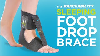 Sleeping Foot Drop Brace | Barefoot Ankle Orthosis Sock for Neuropathy