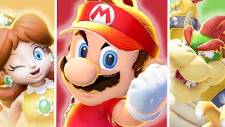 Mario Tennis Aces | All Characters Special Shots (DLC included)
