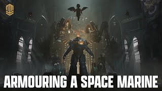 Armoring a Space Marine | Marine Reacts