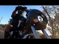 hdqf4 burley brand fairing install also s u0026s super street pipe ride video