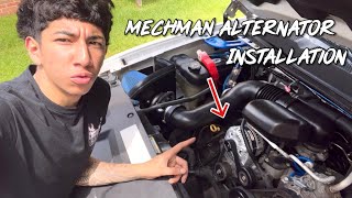 MECHMAN 400 amp alternator!!! In the nnbs silverado (la tortuga)