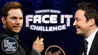 Face It Challenge with Chris Pratt | The Tonight Show Starring Jimmy Fallon