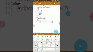 Python: prime number using for loop