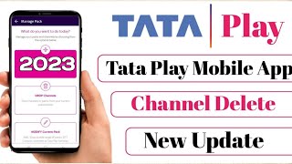 How to remove channel in tata play app | Tata play channel remove | delete kaise kare