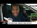 Record fuel prices take effect