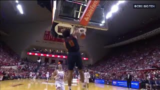 Ja'Kobi Gillespie Steal and Slam vs. Indiana | Maryland Basketball