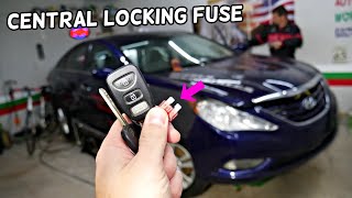 HYUNDAI SONATA CENTRAL LOCKING FUSE LOCATION REPLACEMENT, DOOR LOCK FUSE