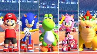 Mario & Sonic at the Olympic Games Tokyo 2020 - 4x100m Relay (All Characters) | JinnaGaming
