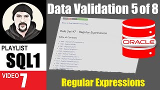 Oracle Data Validation Examples: Regular Expressions