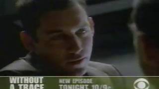 CBS Thursday - CSI - Without a Trace - 2003 Commercial