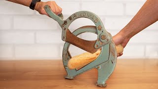 1940's Rusty Bread Slicer Restoration