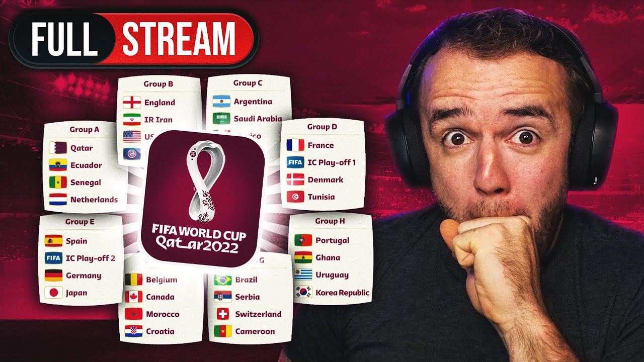 (Full Stream Part 1) Watching The World Cup Draw Live - YouTube