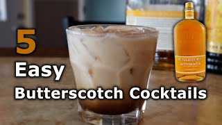 5 Ways to Use Butterscotch Schnapps \u0026 Liquer | The Best White Russian?