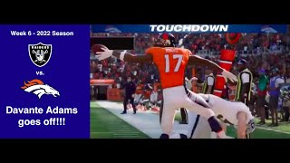 Aaron Rodgers's Broncos 22-23 season: vs. Raiders - Davante Adams & Javonte Williams go off!!