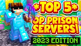 BEST PRISON SERVERS! *2023 EDITION* | Best Minecraft OP Prison | 1.8/1.12/1.18/1.19/1.20/BEDROCK