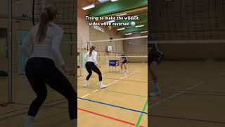 Wild volleyball passing drill