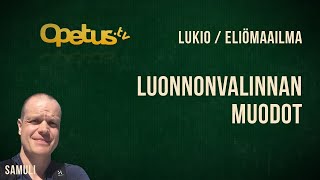 Luonnonvalinnan muodot