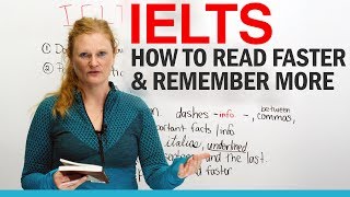 IELTS Reading: Read faster \u0026 remember more