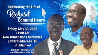 A Service of Celebration for the life of Richard Henry