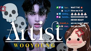 WOOYOUNG AOTM ⚠️ [Artist Of The Month] 'Bad' covered by ATEEZ WOOYOUNG(우영) REACTION [From Twitch]