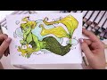 she s aquatic drawing a mermaid everyday mermay day 04 2019 illustration process