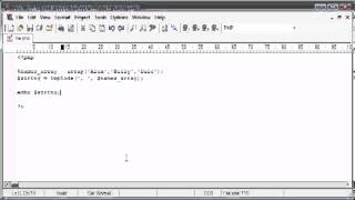 Beginner PHP Tutorial 81 The implode Function with File Handling Example YouTube
