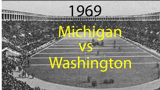 1969 Washington @ Michigan; College Football Game