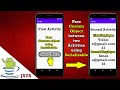 Pass Custom Object between two activities using Serializable interface, Intent in android studio