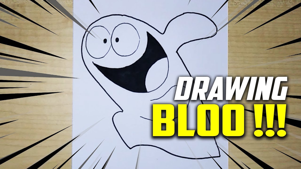 Drawing BLOO !!! | Foster's Home For Imaginary Friends | Cartoon Sketch ...