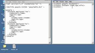 XML Tutorial 27 Creating A DTD Schema