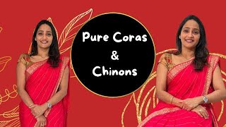 Pure coras and chinnons #gayathrifashions