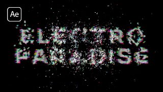 After Effects Tutorial | Glitch Explosion Effect | No Plugins