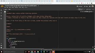 Facebook Data Science Python Interview Question [EASY] [LIVE CODING]