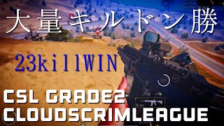 【PUBGモバイル】大会を完璧に破壊した試合/23KILLドン勝