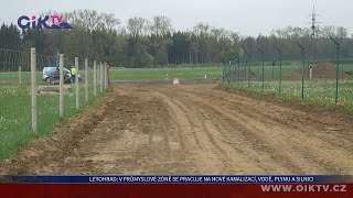 Letohrad: V průmyslové zóně se pracuje na nové kanalizací, vodě, plynu a silnici