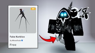 HURRY! 20 BEST FREE ITEMS \u0026 FREE FAKE KORBLOX ON ROBLOX 2024