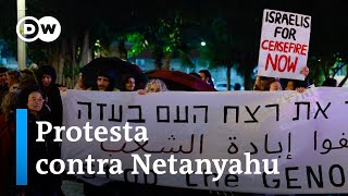 Manifestación en Tel Aviv exige dimisión del Gobierno israelí