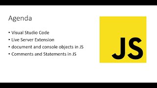 Part 3- Visual Studio Code| Live server Extension | JavaScript Comments & Statements