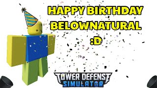 Happy Birthday BelowNatural!.. (TDS Bday Meme?..)